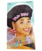 Soft Satin Silky Sleep Cap Black