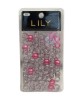 Lily Collection Beads Pink And Crystal 607
