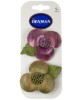 Leather Flower Clips 71120 D