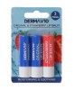 Derma V10 3 Pack Original And Strawberry Lip Balm