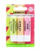 Derma V10 3 Pack Watermelon Peach And Berry Lip Balm