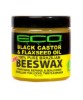 Black Castor And Flaxseed Oil Pure Brazilian Beeswax
