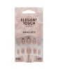 Elegant Touch Mocha Latte Nail With Glue