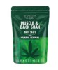 Muscle And Back Soak Bath Salts With Natural Hemp Oil