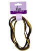 Headband And Ponytail Holder Brown N Beige