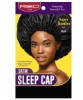 Satin Sleep Cap Black HSL03