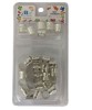 Metal Tube Clip Silver MC43SIL