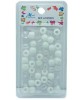 Hair Accessory Beads Mix White TONCW