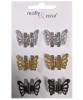 Glitter Butterfly Mini Clamps Assorted 7676