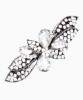 Ornate Crystal Barrette Clip In 2 Styles 7753