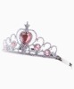 Plastic Tiara With Heart Gem 7145