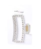 Recycled Clear Clamp With Crystals 9445