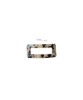 Open Rectangular Style French Tort Barrette Clip