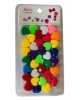 Style Collection Heart Shape Hair Beads BD003 Dark Multi