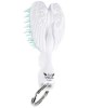 Baby Keyring Brush White Turquoise