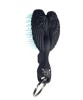 Baby Keyring Brush Black Turquoise