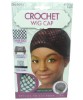 Donna Crochet Wig Cap 22536 Black