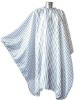DMI Vintage Barber Cape Black On White