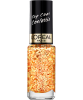 Color Riche Top Coat Confettis Splash Peach