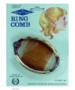 White Cloud Oval Ring Comb