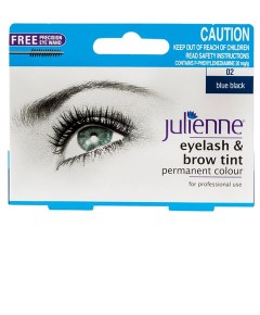 Julienne Eyelash And Brow Tint Blue Black