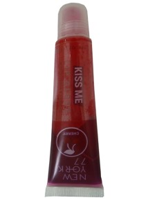 New York 77 Kiss Me Red Lip Gloss Cherry With Vitamin E