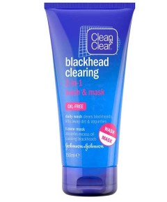 Clean And Clear Blackhead Clearing 2In1 Wash And Mask