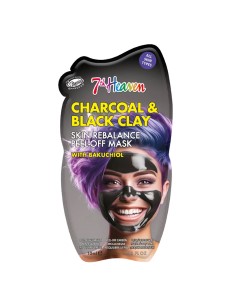 7Th Heaven Charcoal And Black Clay Skin Rebalance Peel Off Mask