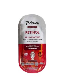 7Th Heaven Nutriactive Retinol Rejuvenating Serum Capsule Sheet Mask