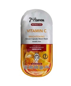 7Th Heaven Nutriactive Vitamin C Serum Capsule Sheet Mask