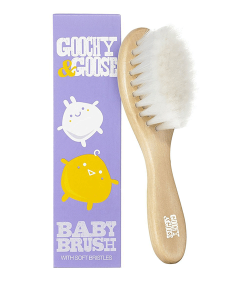 Gooshy And Goose Baby Brush Wooden Purple