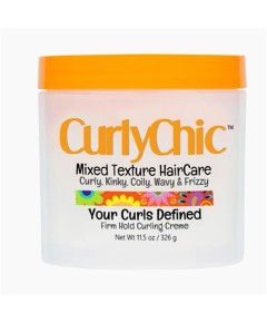 Curly Chic Mixed Texture Hair Care Firm Hold Curling Creme