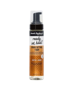 Aunt Jackies Ready Set Hold Braid Setting Foam Biotin And Honey