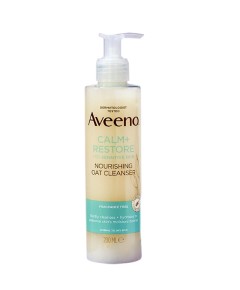 Aveeno Calm Plus Restore Nourishing Oat Cleanser For Sensitive Skin