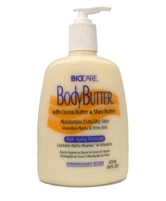 Body Butter With Cocoa And Shea Butter Anti Aging Pump Lotion