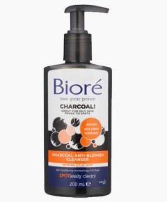 Biore Charcoal Anti Blemish Cleanser With Salicylic Acid