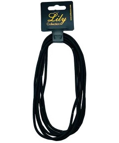 Lily Collection Thin Long Elastic Headband RS160BK