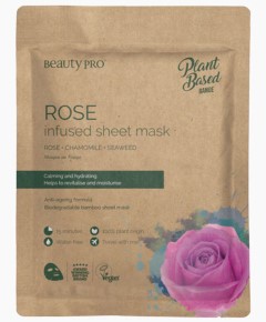 Plant Based Range Rose Infused Sheet Mask