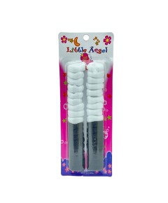 Little Angel Hair Grips Black And White PBP001