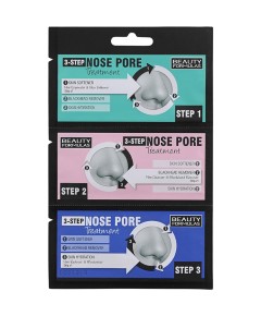 Beauty Formulas 3 Step Nose Pore Treatment
