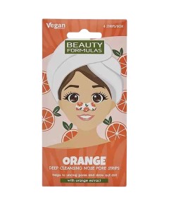 Beauty Formulas Orange Deep Cleansing Nose Pore Strips