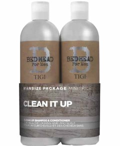 Bed Head For Men Clean Up Tween Duo Daily Shampoo And Conditioner