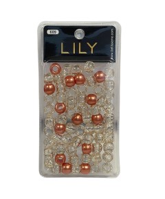Lily Collection Beads Pink And Crystal 609