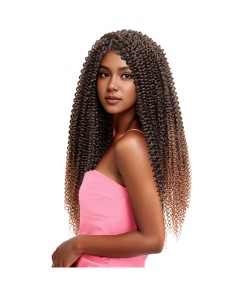 Boho Caribbean Pre Stretched Bohemian Soft Water Bundle Braids