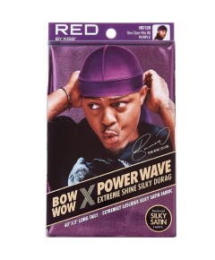 Red By Kiss Bow Wow X Power Wave Extreme Shine Silky Durag HD129