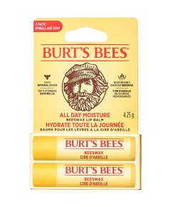 Burts Bees Beeswax Lip Balm Duo