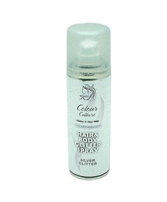 Colour Culture Temporary Hair Colour Silver Glitter Spray