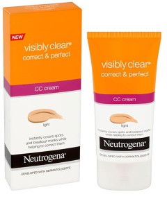 Neutrogena Visibly Clear Correct And Perfect CC Cream Light 