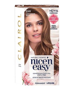 Nice N Easy Permanent Hair Color 6W Light Mocha Brown