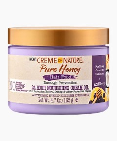 Pure Honey Hair Food Acai Berry 24 Hour Nourishing Cream Oil